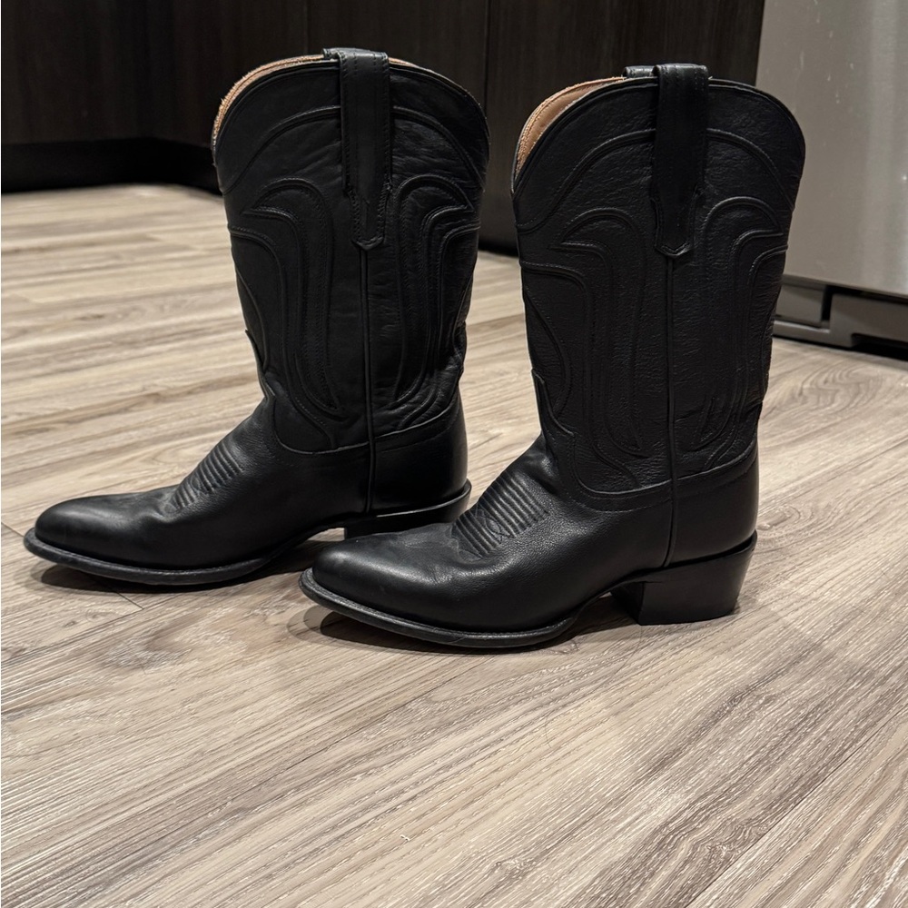 Tecovas Black Western Cowboy Boots
